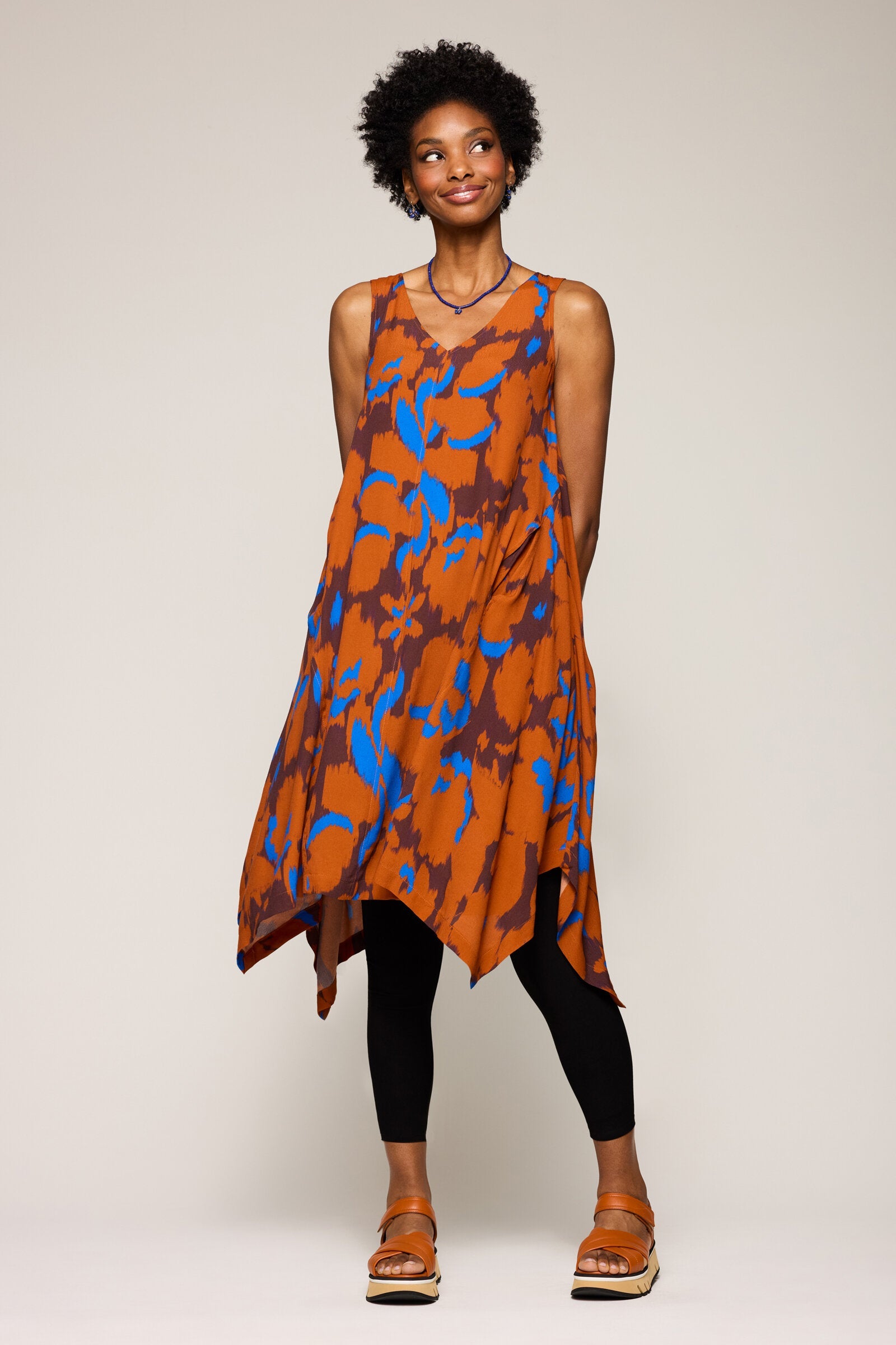 Crepe Elodie Swing Dress