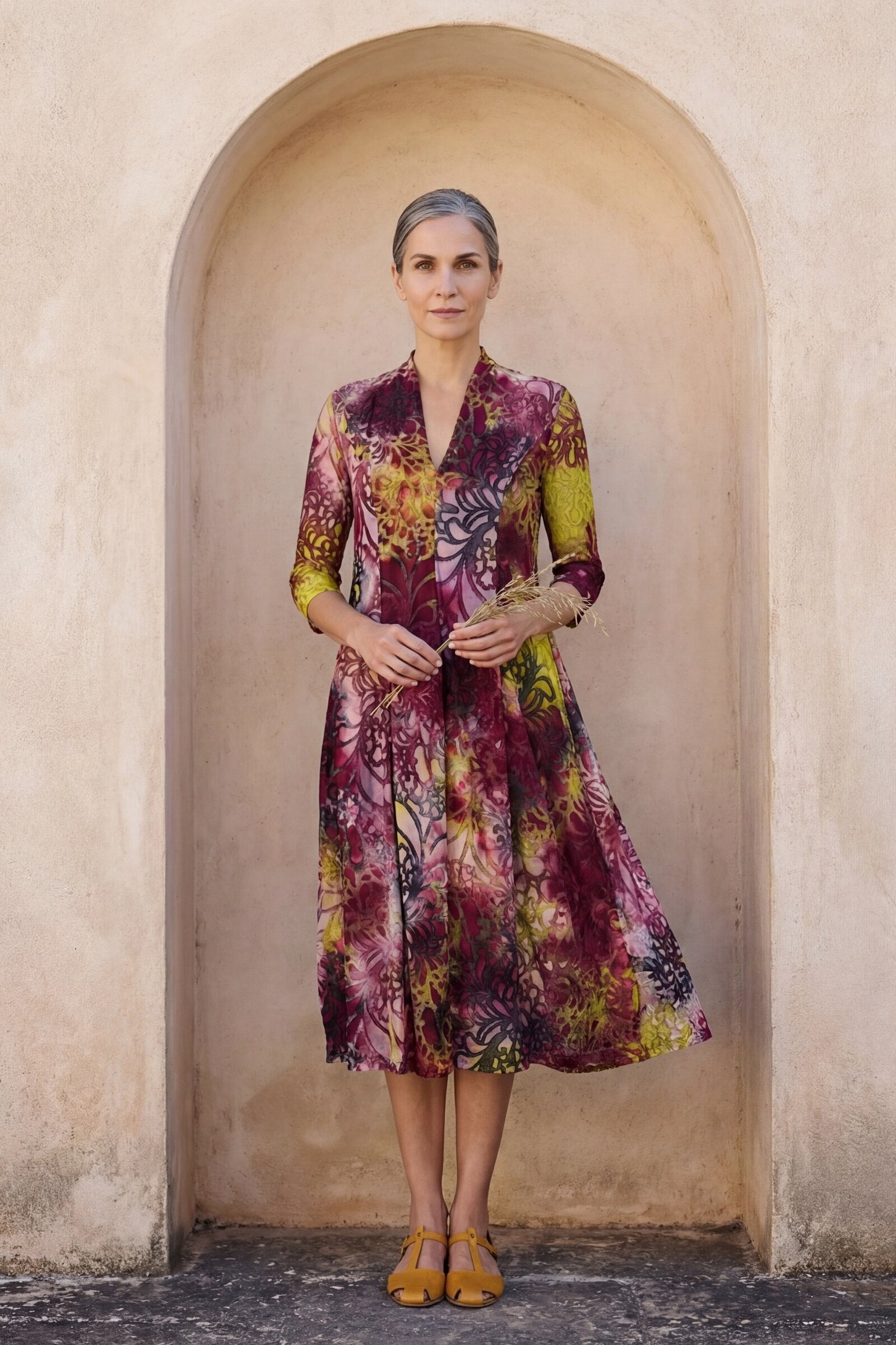 Burnout Sunset Dress