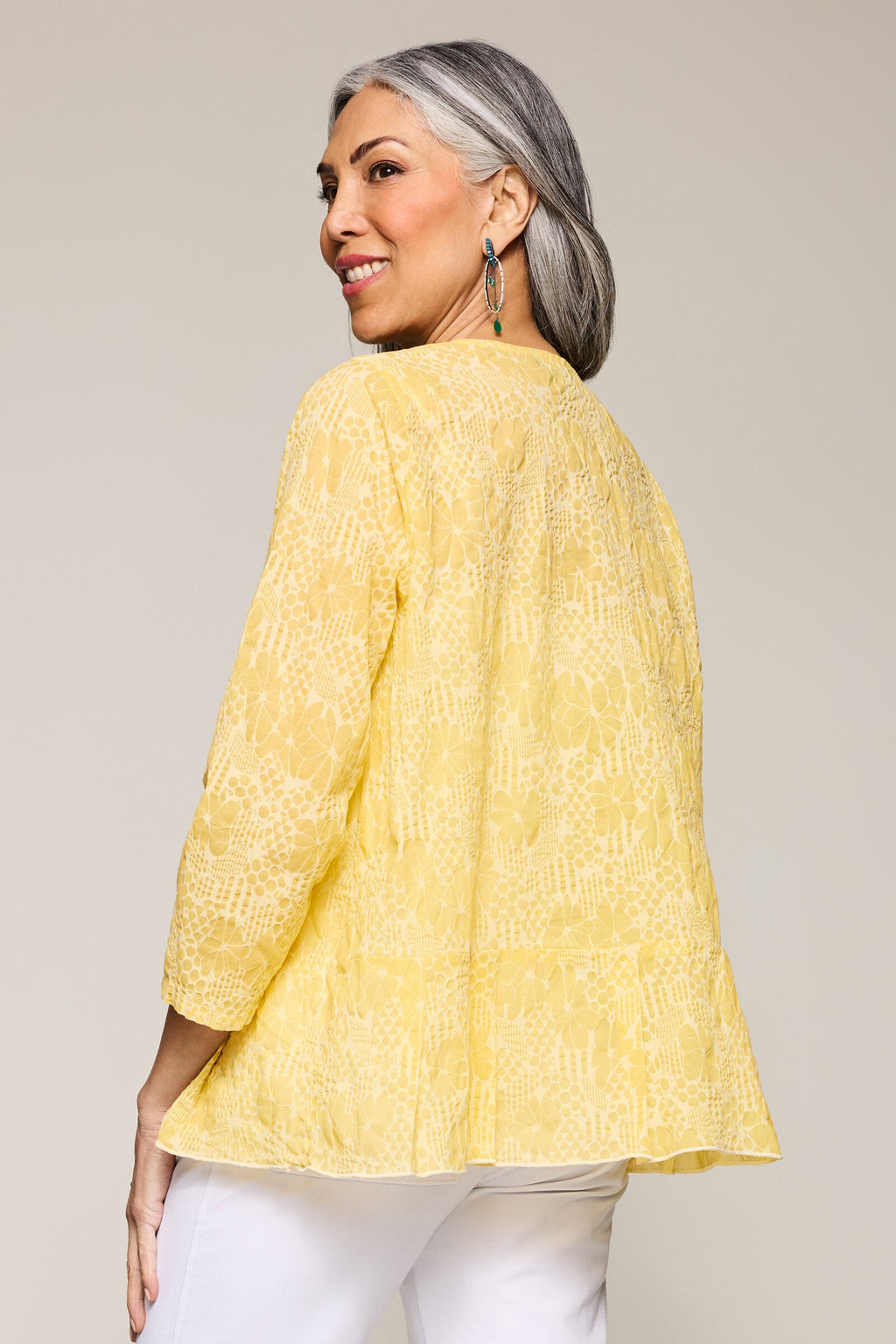 Floral Burnout Penelope Top